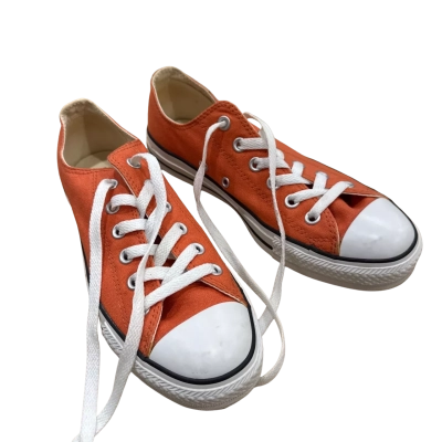 Converse Womens  Size 9 Orange Shoes 