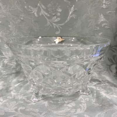 Vintage Bohemian Crystal Bowl