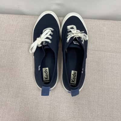 Women's Keds Navy Blue Canvas Size 3.5