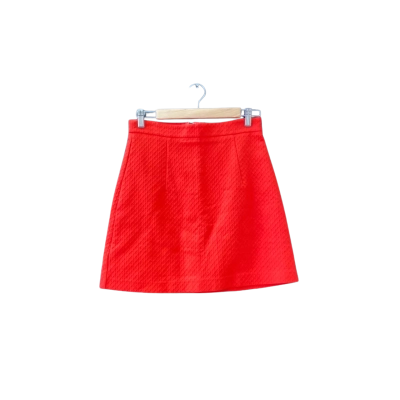 Kookai Size 40 A-Line Skirt Orange BNWT