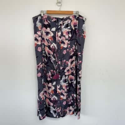 Sun Soaked Acquarello Sienna Maxi Skirt  Size 16 