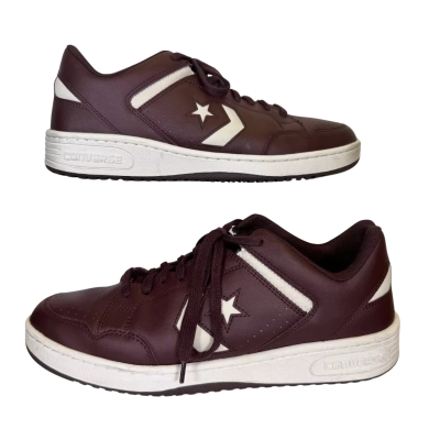 Converse Mens Sneakers Maroon / White 