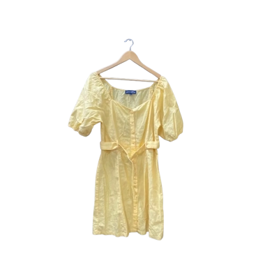 Princess Highway Size 16 Casual Dress Yellow 