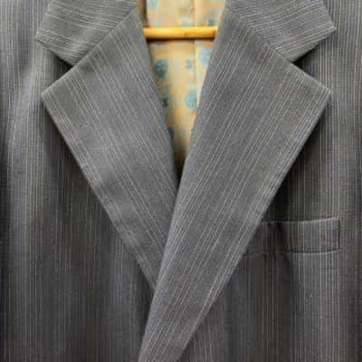  Freedman Mens Size 40 Blazer Navy Blue 