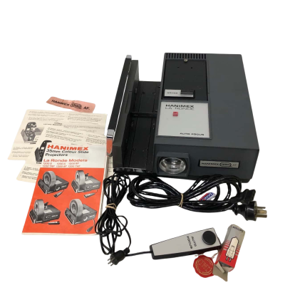 Hanimex La Ronde 1200 AF 35mm Slide Projector with Extra Accessories