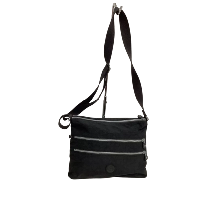 Kipling Womens Multiple Zip Cross Body Bag Black  