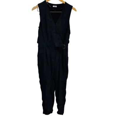 MARCS Size 10 Sleeveless Jumpsuit Navy Blue 