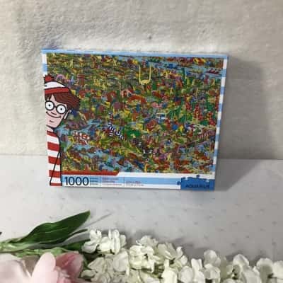 Aquarius Where's Wally? Dinosaurs 1000 Piece Jigsaw Puzzle (new)