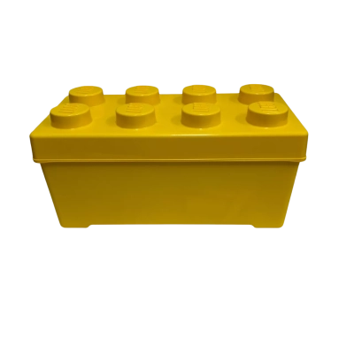 Lego - 1kg mixed pieces & yellow brick 