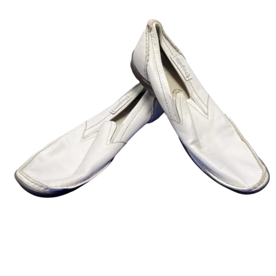  Bugatti Mens  Size 44 White Leather Shoes