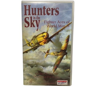 Hunters in the Sky Fighter Aces of World War II WWII WW2 Volume 1 VHS Video Tape