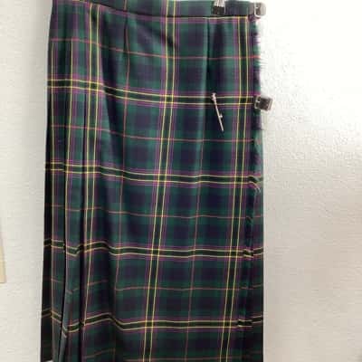  Womens  Size 12 Kennedy Tartan Kilt 