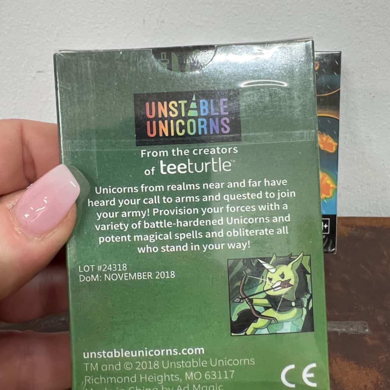 Unstable Unicorns Expansion Packs X 2 BNIB
