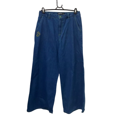 Dangerfield Womens  Size 14 Wide Leg Jeans Blue 