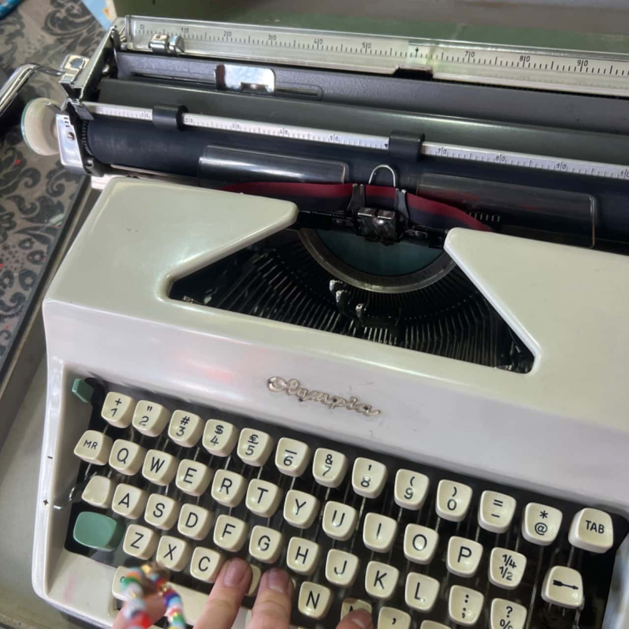 Vintage. Typewriter Olympia Pick Up Only! (s)