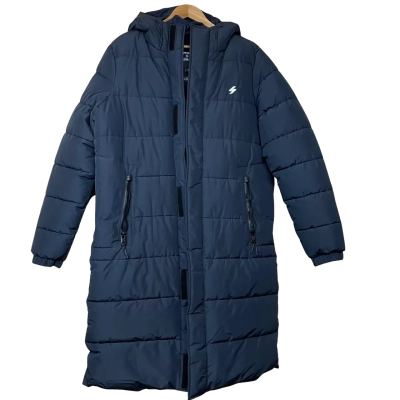 Brand New - Superdry Hooded Longline Puffer Jacket - Size L