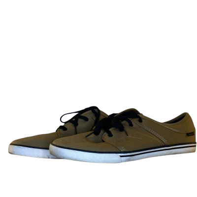  Mens  Size 12 Justin Sneakers Beige / Black  