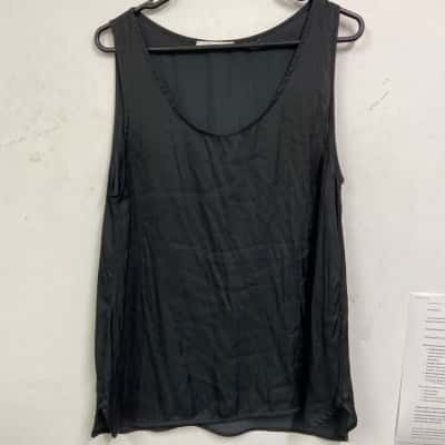 Morrison Womens  Size 4 Sleeveless Top Black  