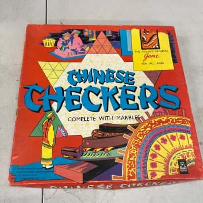 vintage “Chinese checkers” set