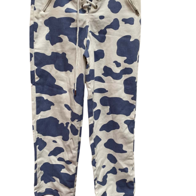 Beginning Boutique Womens  Size 8 Cow print / Blue / White 