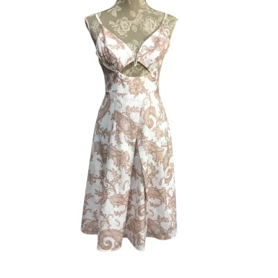 Sheike Womens  Size 10 "Bokhara" Print Dress