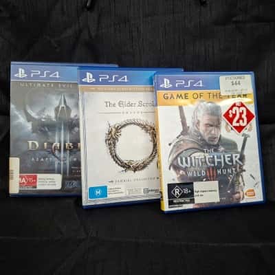 3 Ps4 games 