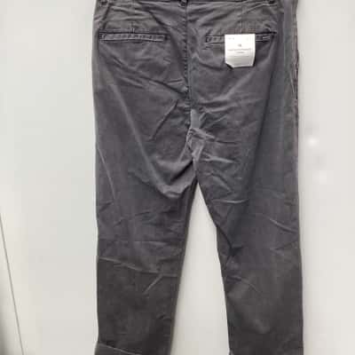 Academy Brand Mens Size 38 Stretch Jeans Grey 