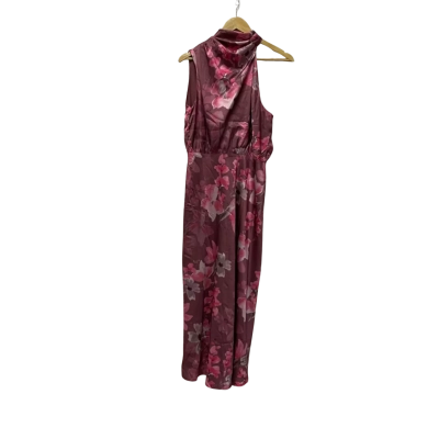 Petal + Pup Womens  Size M Bridesmaid Dress / Cocktail Dress / Floral Dress / Formal Dress / Midi Dress / Sleeveless Dress  Pink  