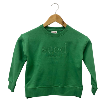Seed Heritage Kids  Size 5 Top  Green 