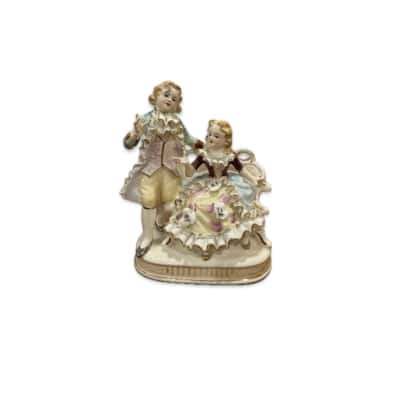 Antique Victorian courting figurine 