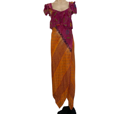  Paul Ropp Size 3 Silk Dress