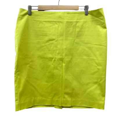 Laura Ashley Lime Green Pencil Skirt Size 16