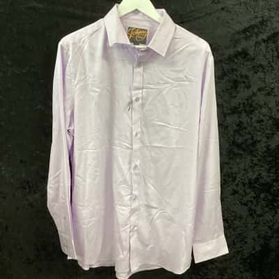 Johnny Bigg Mens Size XL Long Sleeve Shirt Lilac
