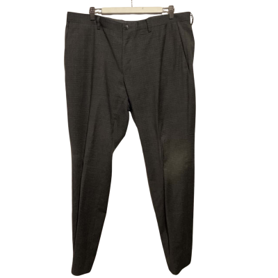 BOSS Mens Suit Pants Grey 