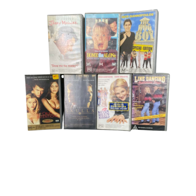 Vintage Assorted VHS Tapes x  7 