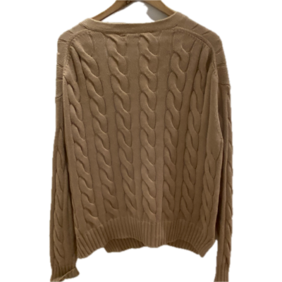 Polo Ralph Lauren Womens  Size L Cardigan Beige 