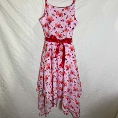 Origami Kids  Size 14 Dresses Floral Pink  