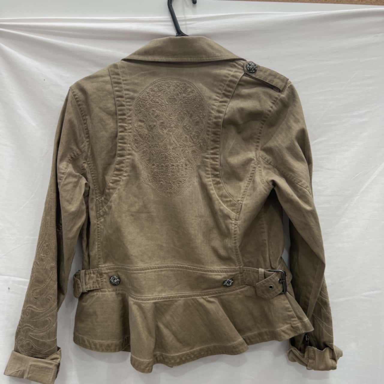 Harley Davidson Womens Jacket Size S Khaki(s)