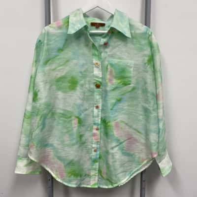 LIORA  Womens - Relaxed Size 8 Long Sleeve Shirt 