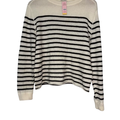 Reformation striped boyfriend cashmere sweater Size S 
