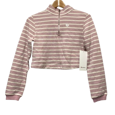 Lululemon Womens  Size XXS Cropped Top Pink  / White 