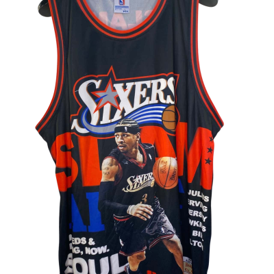 NBA official merchandise Mens Jersey size 5xlBlack  / Red 