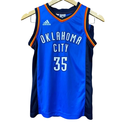 Adidas Kids Size 9-10 Yrs Blue Oklahoma City Jersey & Shorts Set