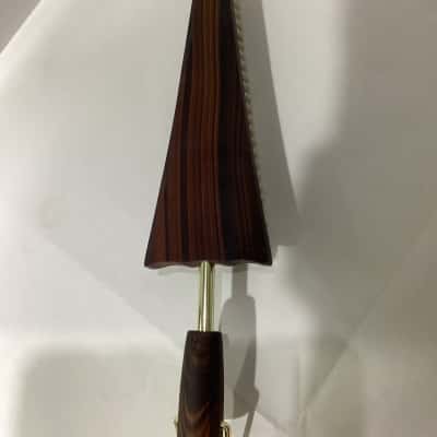 Vintage 1960’s Japanese Walnut Wood pyramid clothes brush