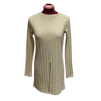Mango Womens  Size S Long Sleeve Top Cream 