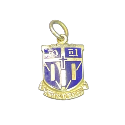 Womens Duke University Pendant Blue/Silver 925 Sterling