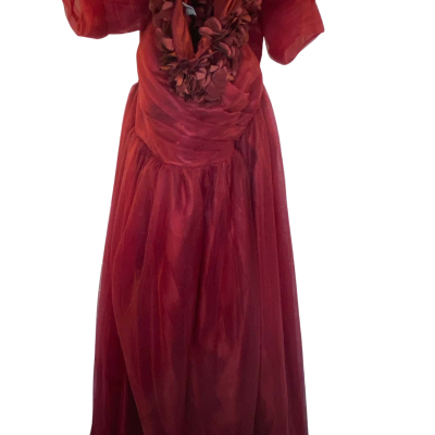  Womens  Size 26 Wedding Dress Red 