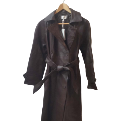 Seed Heritage Womens  Size 4 Leather Jacket Brown 