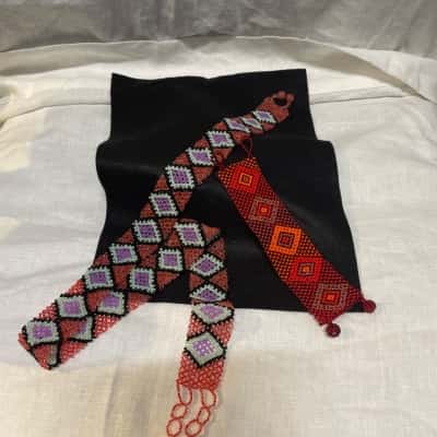 Beaded bracelet & belt