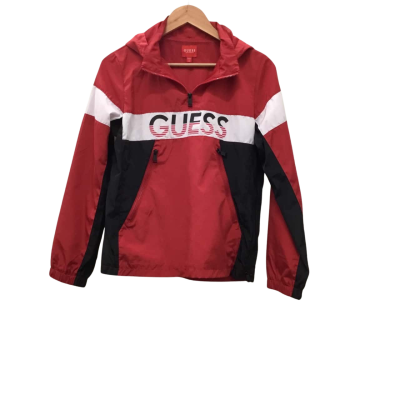 Guess Womens  Size 14 Sports Coat Black  / Red / White 